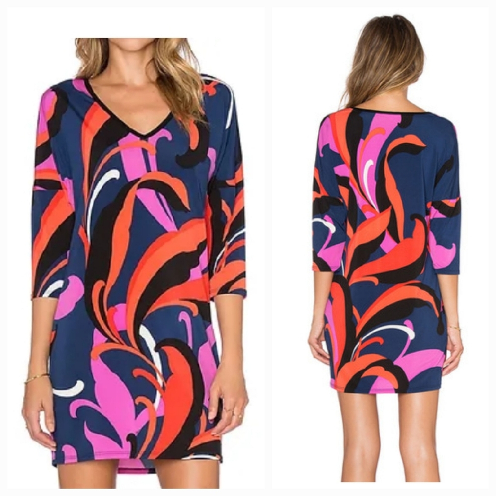 Trina Turk Dominica Vibrant Sheath Mini Dress Women XS